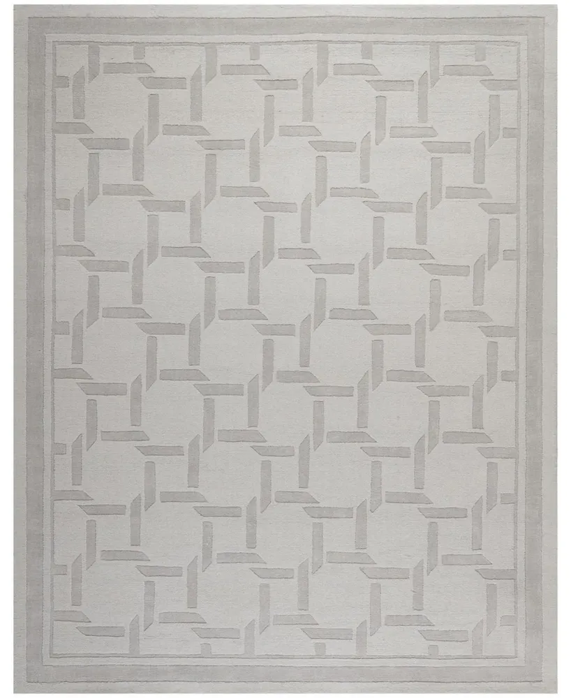 Martha Stewart Collection Resort Weave MSR4549A Driftwood 4' x 6' Area Rug