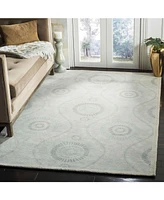 Martha Stewart Collection Ogee Dot MSR4532C Aqua 5' x 8' Area Rug