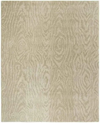 Martha Stewart Collection Layered Faux Bois MSR4534B Beige 9' x 12' Area Rug