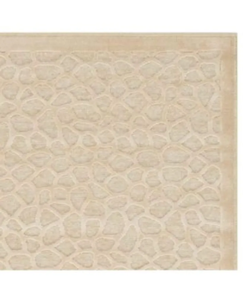 Martha Stewart Collection Turtoise Msr4423a Creme Area Rug