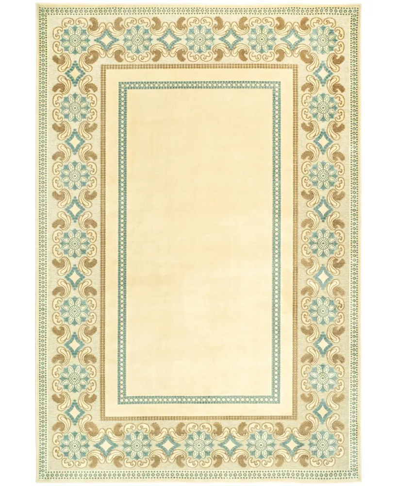 Martha Stewart Collection Taj Mahal MSR4440A Creme 2'7" x 4' Area Rug