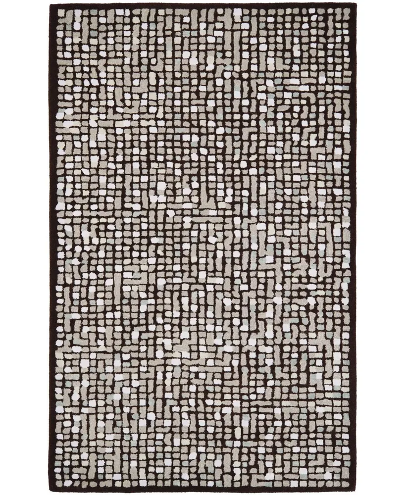 Martha Stewart Collection Mosaic MSR3623D Purple 9' x 12' Area Rug