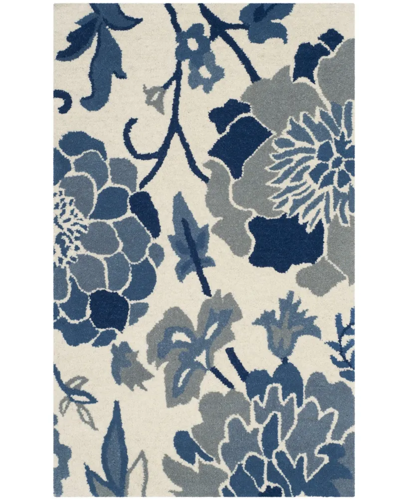 Martha Stewart Collection MSR4732A Azure 2'6" x 4'3" Area Rug