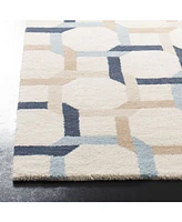 Martha Stewart Collection Color Chain MSR4563B Bluestone 2'3" x 8' Runner Area Rug