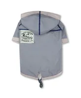 Touchdog 'Cloudburst' Water-resistant Reversible Dog Raincoat Medium