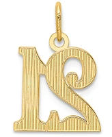 21 Charm Pendant in 14k Gold