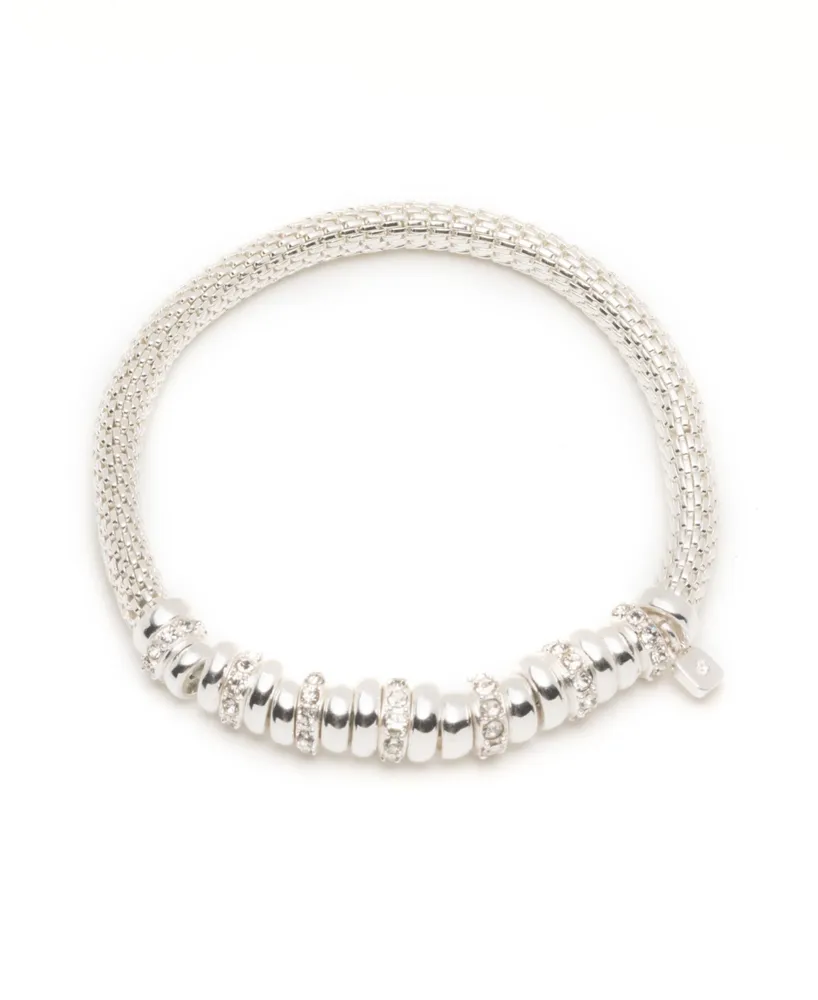 Nine West Boxed Stretch Bracelet - Silver