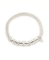 Nine West Boxed Stretch Bracelet - Silver