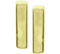 Giani Bernini Polished Bar Stud Earrings in 18k Gold-Plated Sterling Silver or Sterling Silver, Created for Macy's