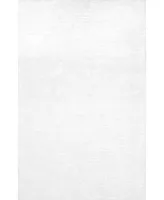 nuLoom Maginifique Shag WICL1A White 3' x 5' Area Rug