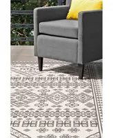 nuLoom Kandace OWDN24B Ivory 6'3" x 9'2" Outdoor Area Rug