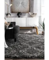 nuLoom Iola OZSG18B Gray 2'8" x 8' Runner Rug