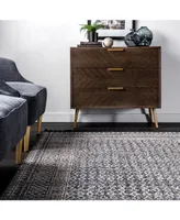 nuLoom Claudia STGL03B Multi 3' x 5' Area Rug