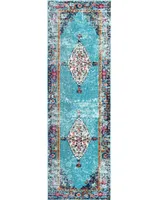 nuLoom Veronica KKCB26A Aqua 3' x 5' Area Rug