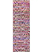 nuLoom Rochell VIAG01A Pink 2'6" x 10' Runner Rug