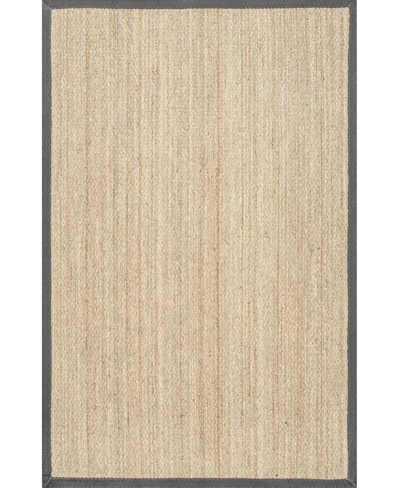 nuLoom Elijah BHSG01F Onyx 4' x 6' Area Rug