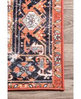 nuLoom Sherita DISA05A Rust 2'8" x 8' Runner Rug