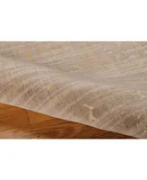 Nourison Home Silken Allure SLK06 Mushroom 7'9" x 9'9" Area Rug