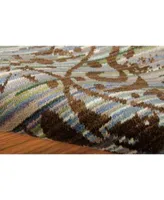 Closeout Nourison Home Rhapsody Rh009 Blue Moss Rug