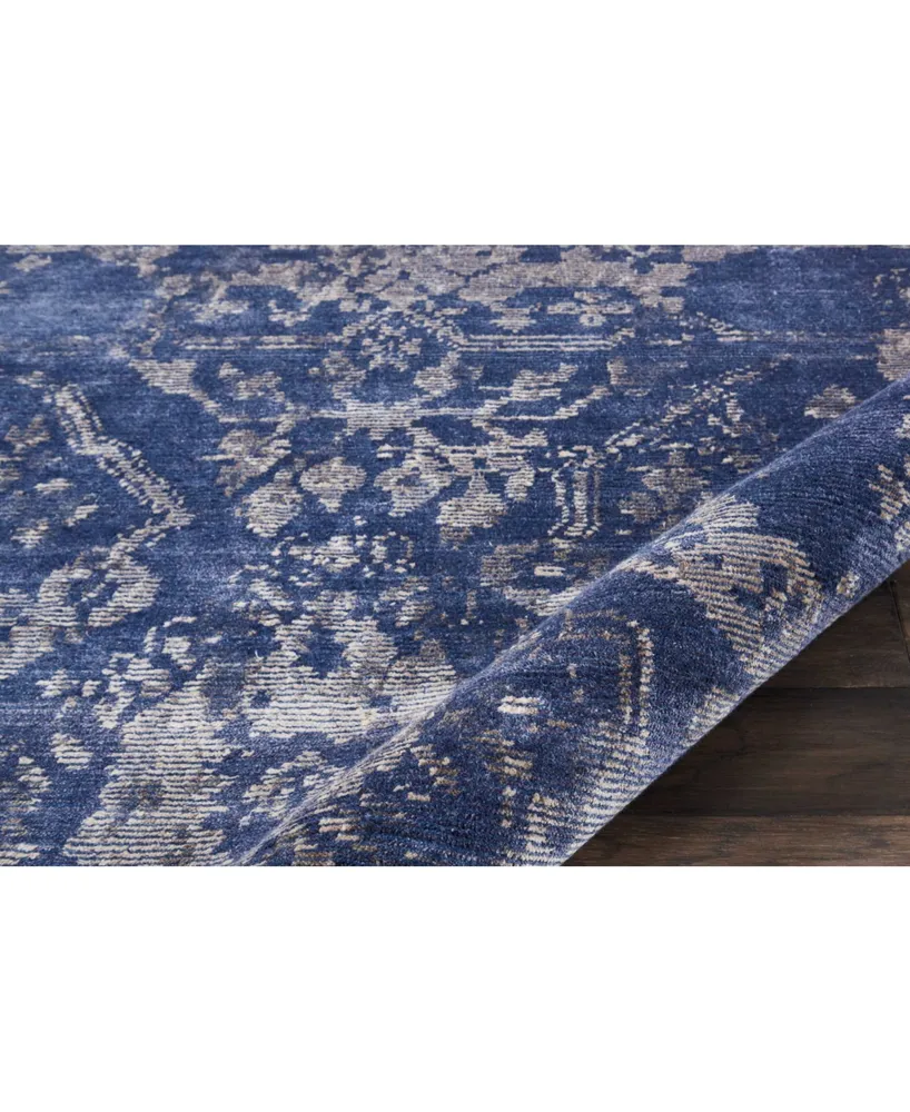 Nourison Home Lucent LCN06 Blue 3'9" x 5'9" Area Rug