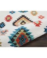 Nourison Home Navajo Nav07 White Rug