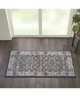 Nourison Home Ankara Global Anr13 Navy Multi Rug