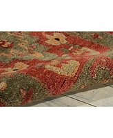 Nourison Home Tahoe TA01 Rust 2'3" x 8' Runner Rug