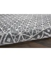 Nourison Home Palermo PMR02 Charcoal 5'3" x 7'3" Area Rug