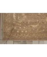 Nourison Home Silken Allure SLK02 Taupe 5'6" x 8' Area Rug