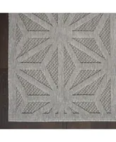 Nourison Home Cozumel Czm01 Silver Rug