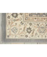 Nourison Home Persian Empire PE26 Silver 5'3" x 7'5" Area Rug