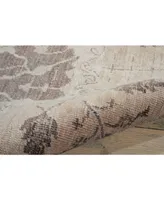 Nourison Home Aldora ALD09 Sand 5'6" x 8' Area Rug