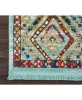 Nourison Home Navajo Nav02 Aqua Rug