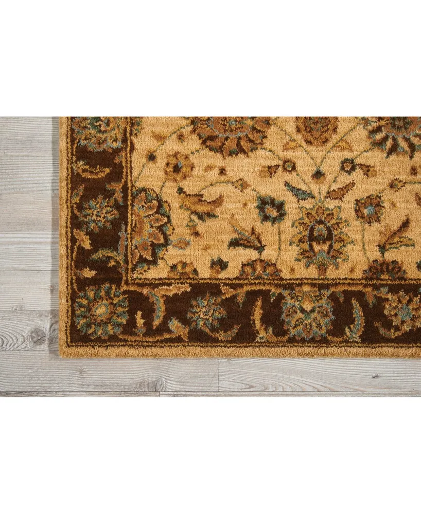 Nourison Home Living Treasures LI05 Beige 2'6" x 8' Runner Rug