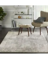 Nourison Home Etchings Etc02 Gray Mist Rug