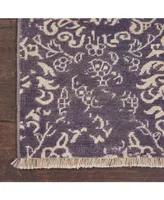 Nourison Home Aldora ALD13 Cobalt 5'6" x 8' Area Rug