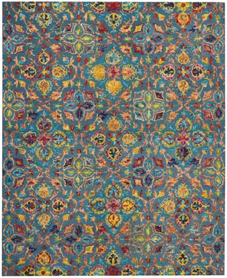 Nourison Home Vivid VIV08 Teal 8' x 10'6" Area Rug