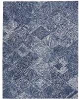 Nourison Home Interlock LNK01 Denim 5' x 7'6" Area Rug