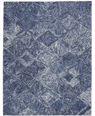 Nourison Home Interlock Lnk01 Denim Rug