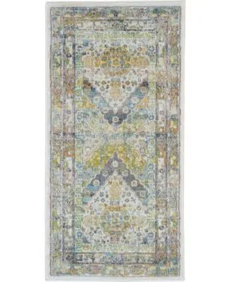 Nourison Home Ankara Global Anr07 Blue Green Rug