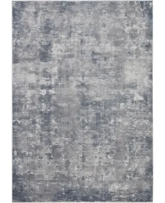 Nourison Home Rustic Textures RUS05 Gray 3'11" x 5'11" Area Rug