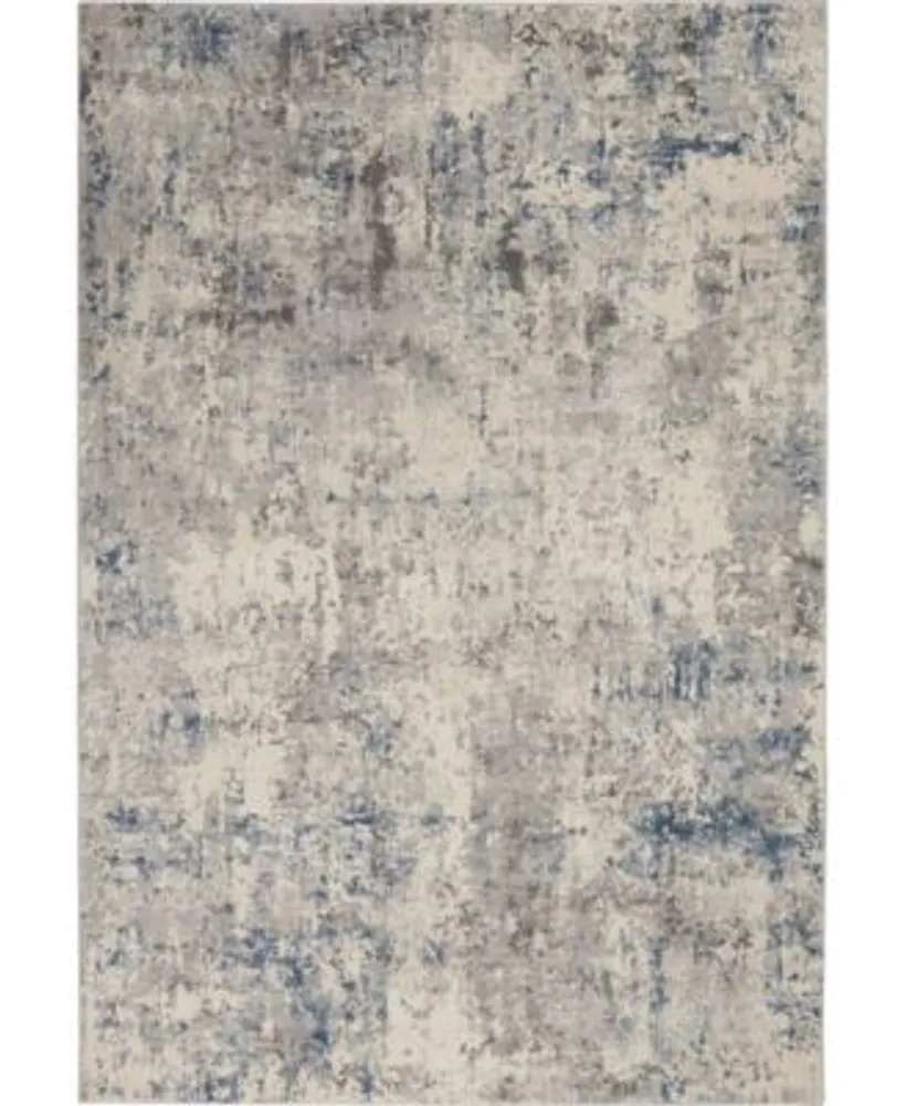 Nourison Home Rustic Textures Rus07 Ivory Gray Rug