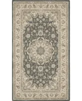 Nourison Home Living Treasures LI15 Gray and Ivory 2'6" x 4'3" Area Rug