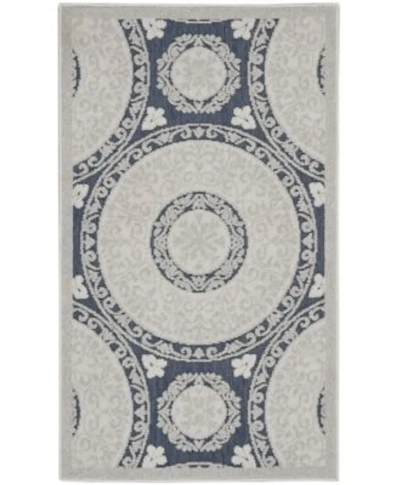 Nourison Home Key Largo Klg03 Blue Rug