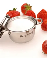 BergHoff Set of 2 18/10 Stainless Steel Covered Mini Pots