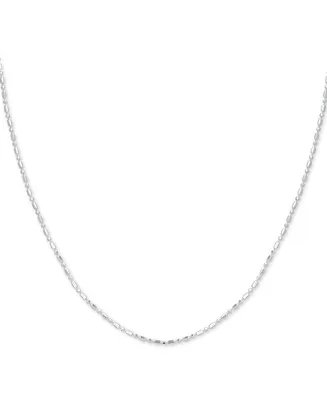 Giani Bernini Sterling Silver Necklace, 18" Dot Dash Chain