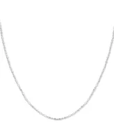 Giani Bernini Sterling Silver Necklace, 18" Dot Dash Chain