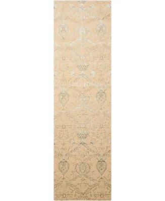 Nourison Home Luminance LUM07 Cream 2'3" x 8' Runner Rug