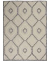 Nourison Home Cozumel CZM02 Cream 4' x 6' Outdoor Area Rug