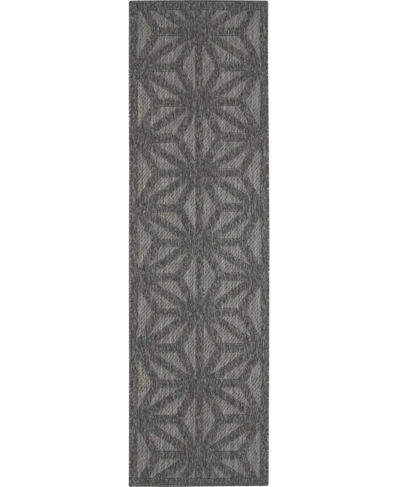 Nourison Home Cozumel CZM01 Onyx 2'2" x 7'6" Runner Rug